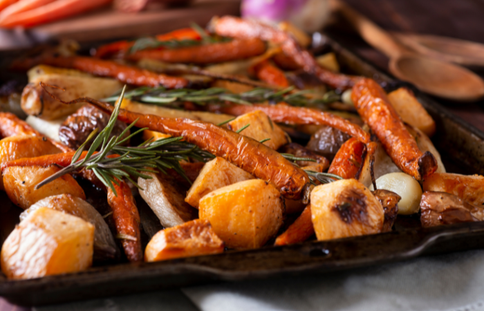 asado con verduras